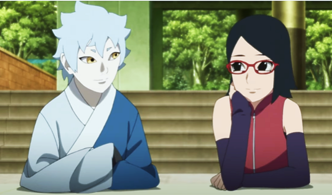 Boruto Raiden⚡ on X: sarada can't do it alone. Just like amaterasu needs  her husband tsukuyomi to support(according to the mythology they're  married👀) with boruto behind her. Both of them will show