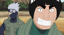 Kakashi and Guy 219 glance (3)