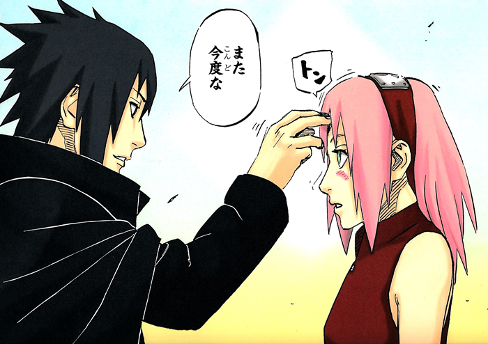 sakura punches sasuke