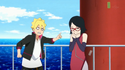 Sarada says she nomiated Boruto as a leader to prevent any troubles