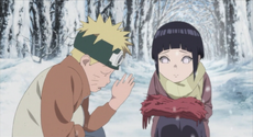 Young Naruto and Hinata.