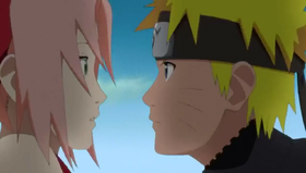 Naruto vs Sasuke, on the hospital rooftop fight, full fight, english dub 