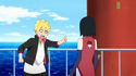 Sarada says she nomiated Boruto as a leader to prevent any troubles