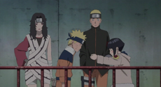 Naruto in Hinata's memory