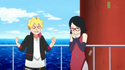 Sarada says she nomiated Boruto as a leader to prevent any troubles