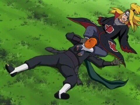 naruto tobi and deidara