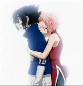 Sakura stops Sasuke in embracing him
