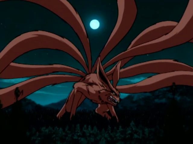 naruto as the nine tailed fox