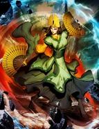 Samiya's Kazekage disguise's general appearance.