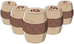 The urns containing each or Arajio's sealed Organs.