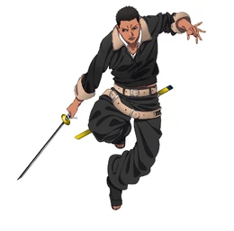 Yasha wielding his sword.