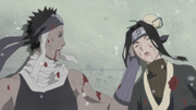 Haku in death beside Zabuza.