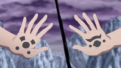 's and 's Kāma taking the form of their Ōtsutsuki host.