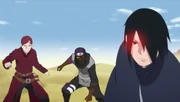 Gaara, Arikurin, & Sasuke