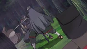 Hanzō and Asashi clash.
