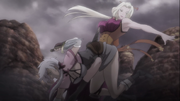 Samiya performing a swift counterattack.