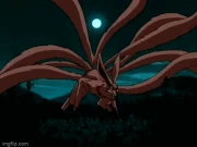Kurama’s display of raw strength and power.