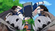 Sasuke takes on the Demon Brothers.