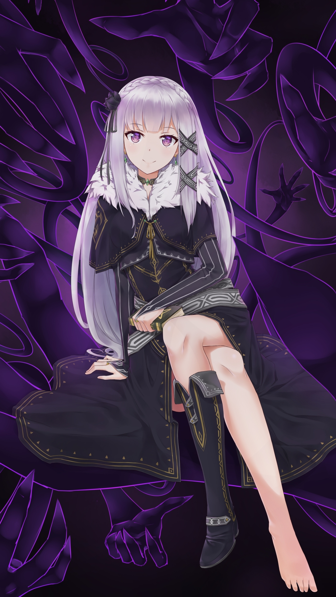 Casual purple-eyed demon girl - 9GAG