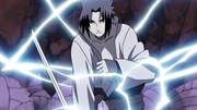 Sasuke fights Team Yamato.