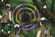 Arikurin helps Mukai defeat the Suna ANBU