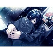 Yumi Sake after the chuunin Exams before the fight with her sensai.