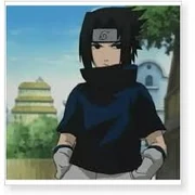 Sasuke as a genin.