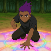 Shion uses the Summoning Technique