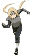 Tsunade in her shinobi outfit.