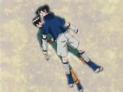 Sasuke battles Rock Lee.