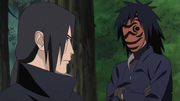 Rai and Itachi plotting to massacre their clan.