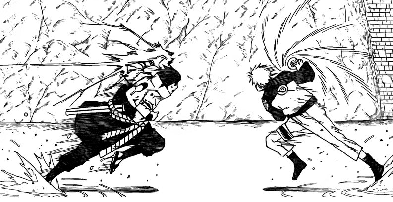 how to draw naruto rasengan vs sasuke chidori