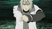 Minato using one-handed seals.