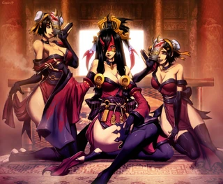 L5R Courtesan by GENZOMAN