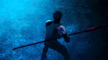 Yasha wielding a naginata