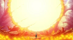 Yasha using Fire Style: Sunshine Flame