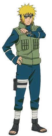 Minato as a jōnin.