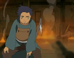 Arajio as a Child during the Warring states Period.