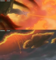 Kurama using Fire Release.