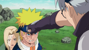 Naruto protects Tsunade