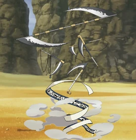 The Kashiri Zukku summoning an arsenal of Scythes.