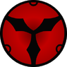 Kotoshiro's Mangekyō Sharingan.