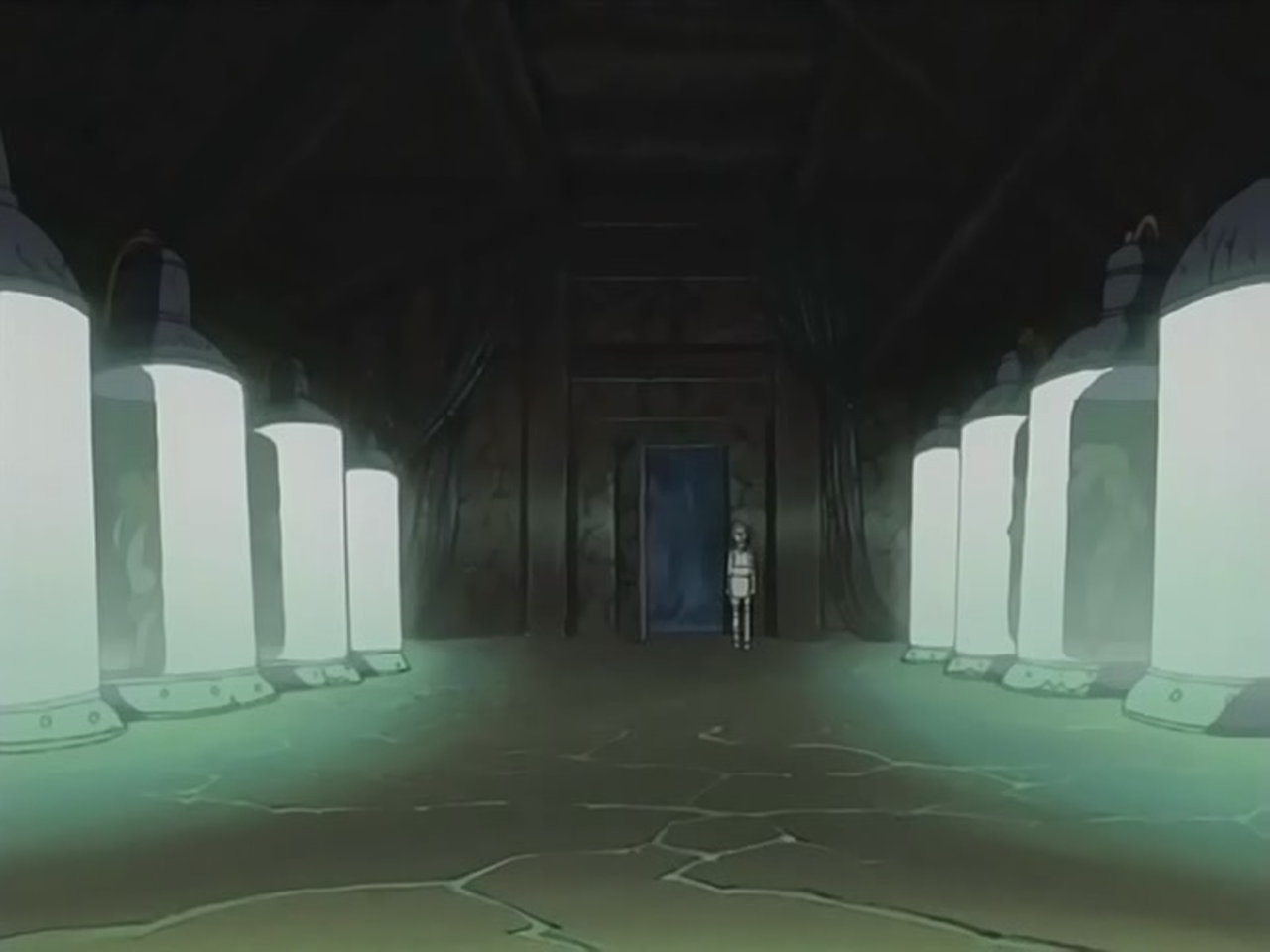Photograph of an evil scientist's laboratory in an anime film on Craiyon
