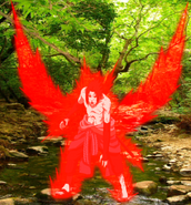 Hadou with the Two-Tails' chakra cloak