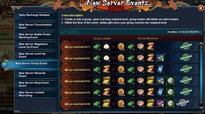 Server Opening Event, Naruto Online Oasis Games Wikia