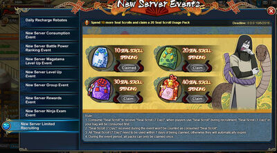 Server Opening Event, Naruto Online Oasis Games Wikia