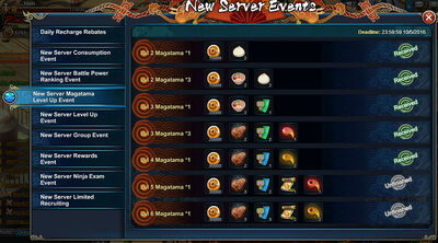 Server Opening Event, Naruto Online Oasis Games Wikia