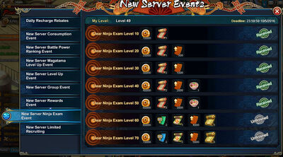 Server Opening Event, Naruto Online Oasis Games Wikia