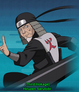 Hiruzen Sarutobi (Third Hokage), Sarutobi from Naruto anime