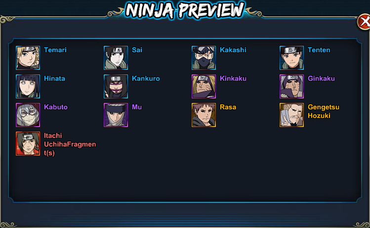 Recruit, NarutoOnline Wiki